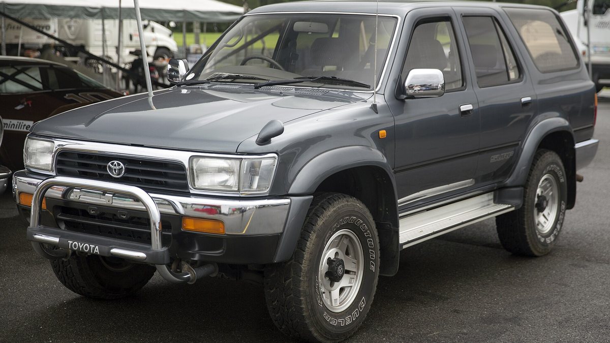 1993 Toyota Hilux Surf SSR-X in Grey, front left