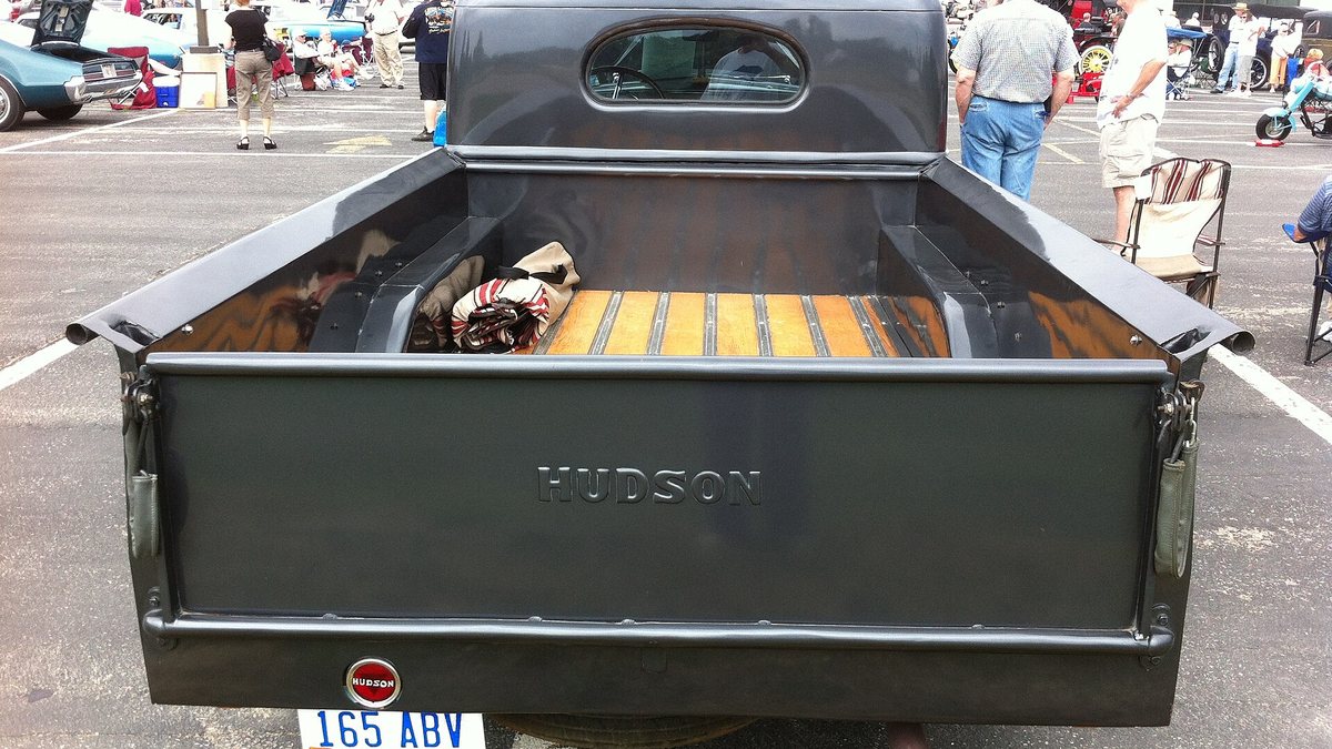 1947 Hudson pickup AACA Iowa - rear