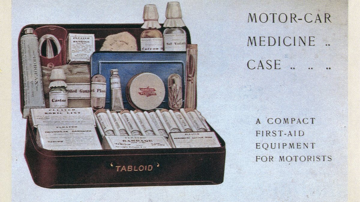 Tabloid" Brand Motor Car Medicine Case.