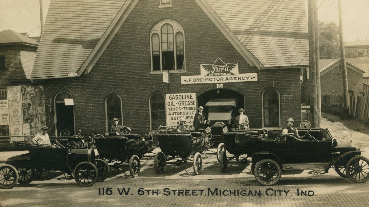 Ford Motor Agency, 116 West 6th Street, 1913 - Michigan City, Indiana (14333577871)